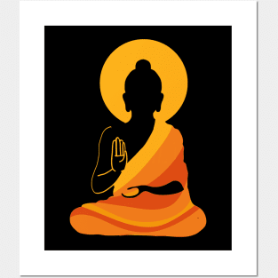 Buddha YingYang Zen Yoga Relax Posters and Art